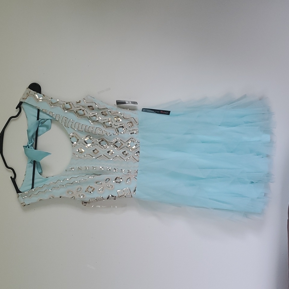 Aqua Blue Prom Homecoming Dress